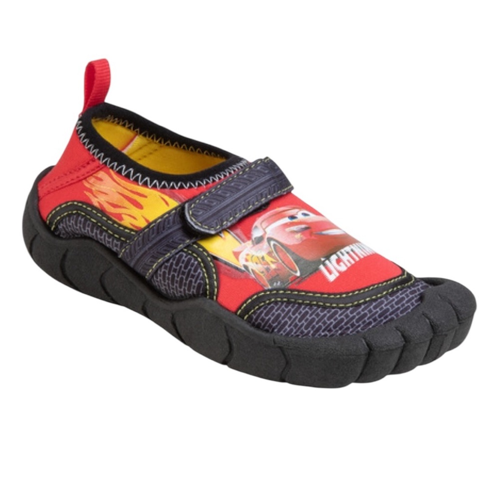 Disney Cars Red and Black Kids Water Shoes